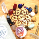 Zen Garden, Wood Tray, Assorted Etched Symbols & Stones FB1889 🌸🐚🌸