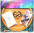 Zen Garden, Wood Tray, Assorted Etched Symbols & Stones FB1889 🌸🐚🌸