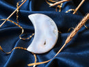 Drusy Agate Polished Crescent Moon from Madagascar FB2845