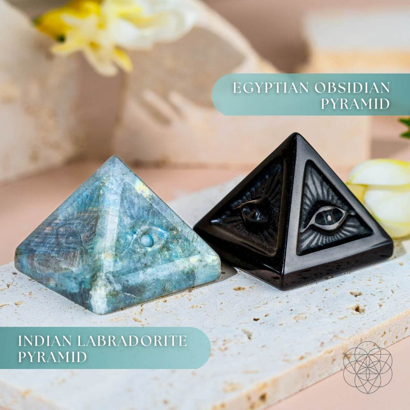 Pyramid of Ancient Wisdom - All Seeing Eye C1515A 🌸
