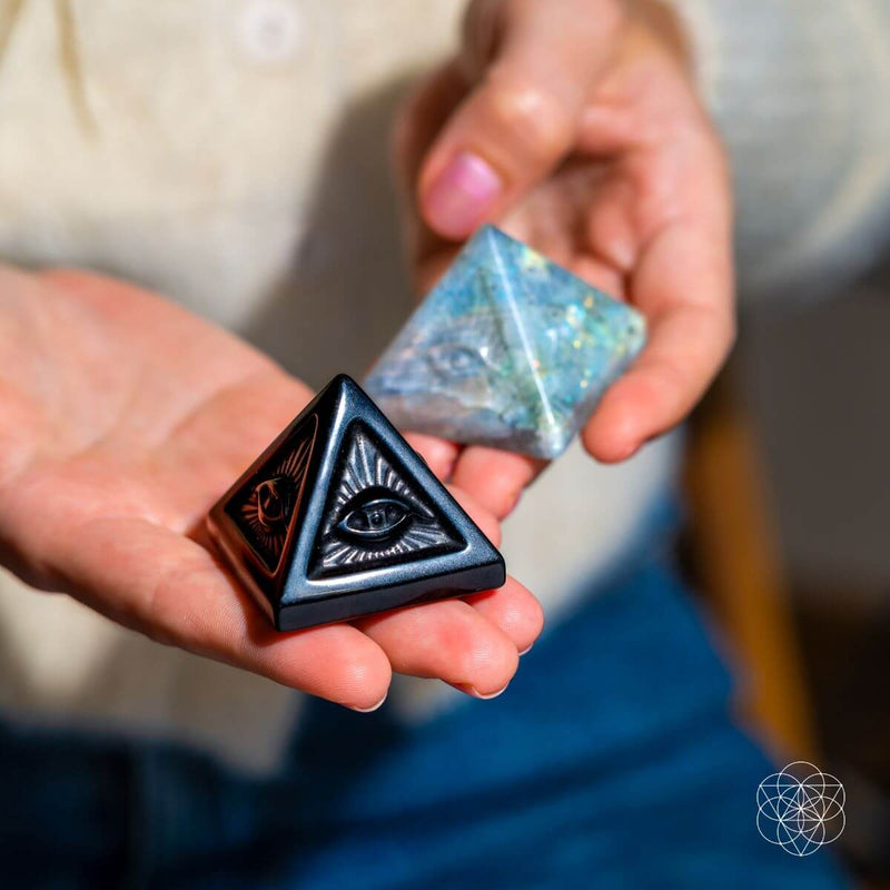 Pyramid of Ancient Wisdom - All Seeing Eye C1515A 🌸