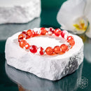 Carnelian Orca Agate Bracelet - Feminine Force 🧡🌼🧡 CI609