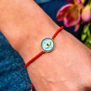 Four-Strand Red String Bracelet - Evil Eye Guardian CI536 🪭