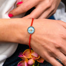 Four-Strand Red String Bracelet - Evil Eye Guardian CI536 🪭