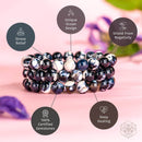 Exotic Orca Agate Bracelet of Deep Healing CI573 🌸