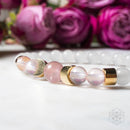Rose Quartz and Moonstone Fertility Bracelet CI429N 💖