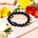 Habit Breaker - Black Obsidian & Tourmaline Bracelet CI571