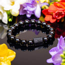 Habit Breaker - Black Obsidian & Tourmaline Bracelet CI571