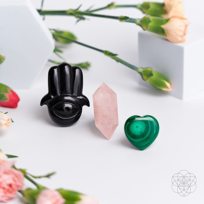 Hamsa Hand of Safe Travels: Aromatherapy Crystal Car Kit CI492 🌟🪻🌟