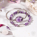 777 Lucky Amethyst Bracelet Set