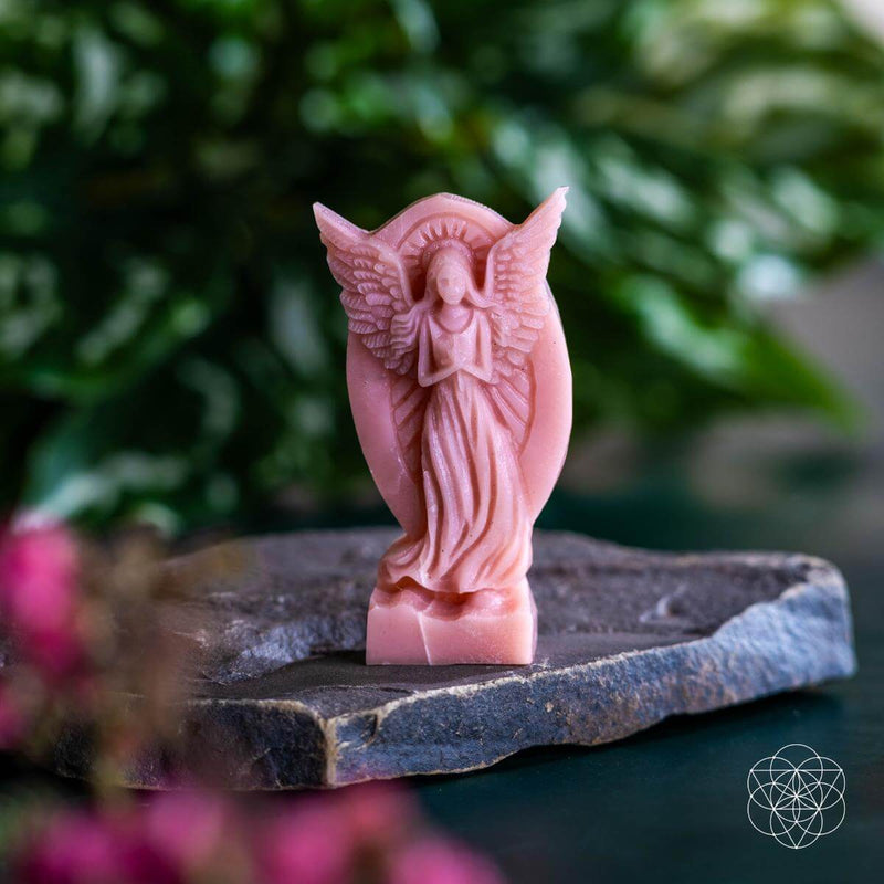 Angel Carving of Ascension, Clear Quartz, Personal Protector CI526A 🪽