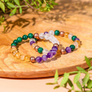 Powerhouse of Wealth Manifestation - Crystal Quartet Two Bracelet Set 🌼 CI541