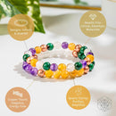 Powerhouse of Wealth Manifestation - Crystal Quartet Two Bracelet Set 🌼 CI541