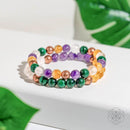 Powerhouse of Wealth Manifestation - Crystal Quartet Two Bracelet Set 🌼 CI541