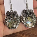 Abalone Drop Earrings, Elephant, Owl, Assorted Geometric Shapes FB3249 🦉