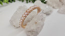 Cultured Peacock or Peach Freshwater Pearls Cuff / Bangle Bracelet  FB1133