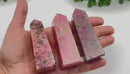 Rhodonite Obelisk Polished Standing Points (Towers) FB2912 🌸
