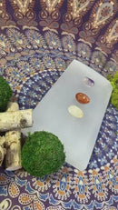 Selenite Flat Rectangular Display / Charging Plate / Bases, AA Quality from Morocco FB2220