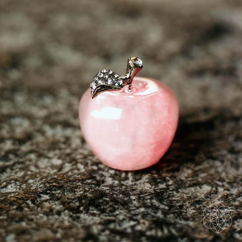 Rose Quartz Love Apples, Set of 2 CI106 🍎