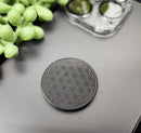 Shungite Emf Cell Phone Tile Engraved W/Flower of Life FB3398 🌼