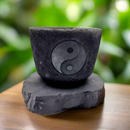 Shungite Yin Yang Bowl Candle Holder FB3449 💠