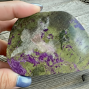 Stichtite with Serpentine Atlantisite Freeform – Barberton, South Africa 💜 SSF003