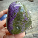 Stichtite with Serpentine Atlantisite Freeform – Barberton, South Africa 💜 SSF007