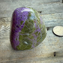 Stichtite with Serpentine Atlantisite Freeform – Barberton, South Africa 💜 SSF007