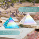 Angel Aura or Aqua Aura Pyramids - Intuition, Focus, Wisdom CI517 🧚