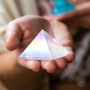 Angel Aura or Aqua Aura Pyramids - Intuition, Focus, Wisdom CI517 🧚