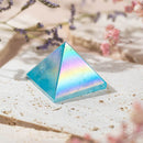 Angel Aura or Aqua Aura Pyramids - Intuition, Focus, Wisdom CI517 🧚