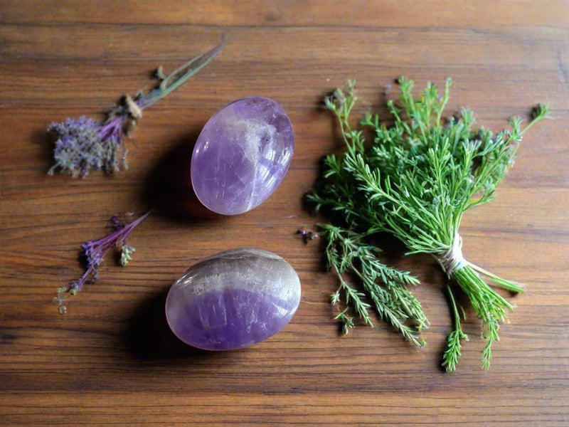 Super 7 / Melody's Stone Palm Stones - Powerful Healing Crystal from Brazil FB1588 🎀