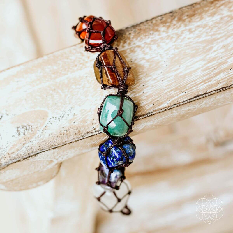 The 7 Chakra Healing Tassel for Home, Work, Car, Sacred Space CI80 💗