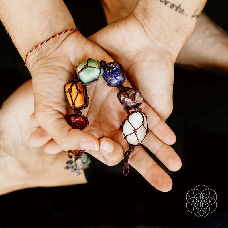 The 7 Chakra Healing Tassel for Home, Work, Car, Sacred Space CI80 💗