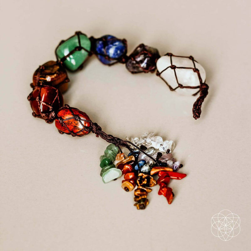 The 7 Chakra Healing Tassel for Home, Work, Car, Sacred Space CI80 💗