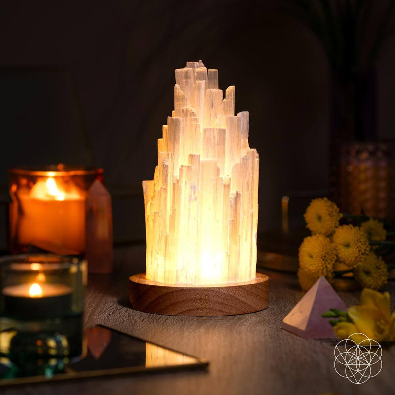 The Cleanse-All Selenite Lamp - 2 Pounds of Healing Energy 💗