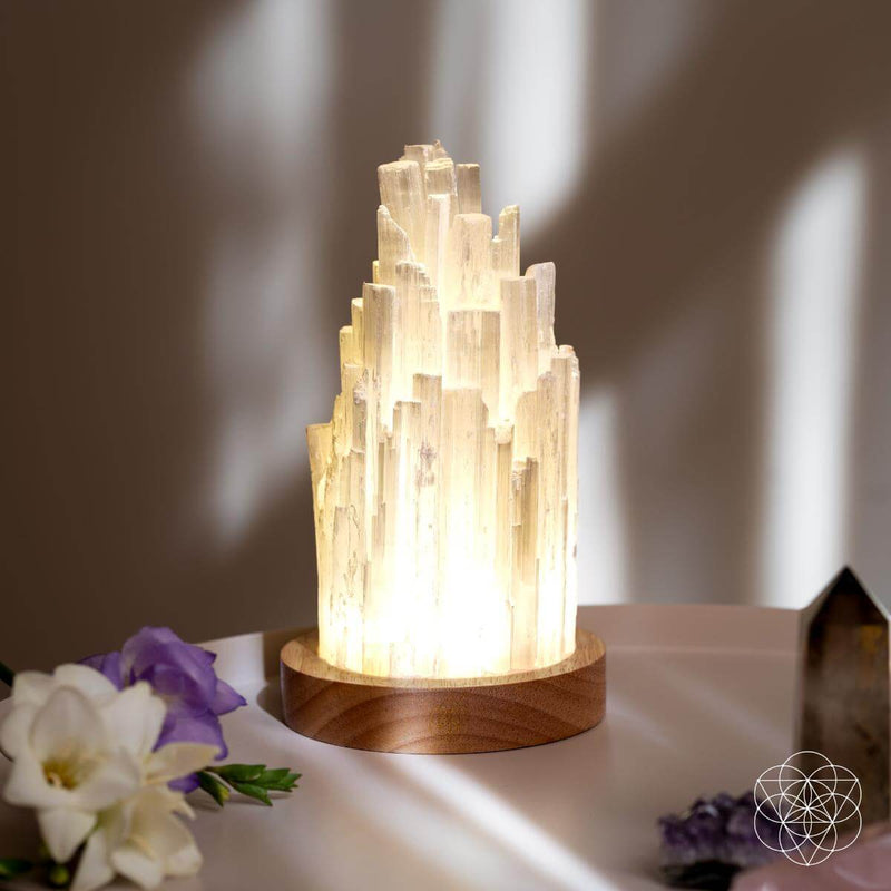 The Cleanse-All Selenite Lamp - 2 Pounds of Healing Energy 💗
