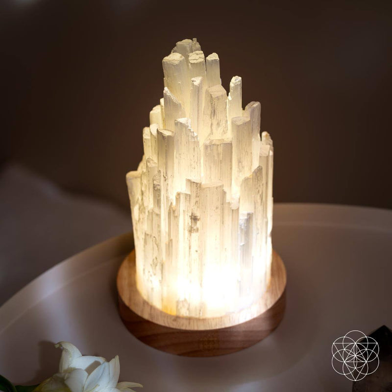 The Cleanse-All Selenite Lamp - 2 Pounds of Healing Energy 💗
