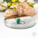The Heart-Healing Malachite Ring CI355 💚