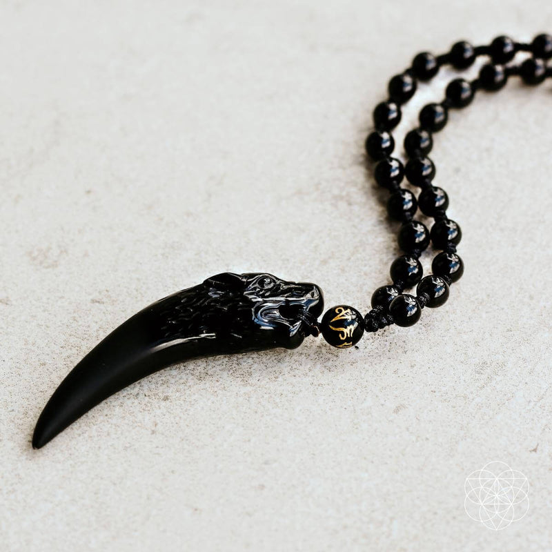 The Obsidian Wolf Pendant 🐺 CI55cx