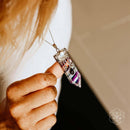 Rainbow Fluorite and Opal, Self-Control Pendant 💜 CIL16X