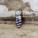 Rainbow Fluorite and Opal, Self-Control Pendant 💜 CIL16X