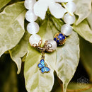 The Spiritual Growth White Agate Bracelet 🍀🧡🍀 CI108X