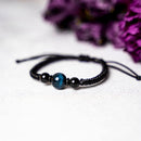 Tiger Eye & Black Agate Stability Bracelet CI154AY 🌸