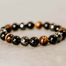 The Triple Protection Bracelet, Large 10mm Beads L06x ➺🪶➺