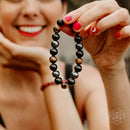 The Triple Protection Bracelet, Large 10mm Beads L06x ➺🪶➺