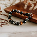 The Triple Protection Bracelet, Large 10mm Beads L06x ➺🪶➺