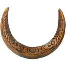 Wood Hand Carved Hair Fork FB1763 🧡