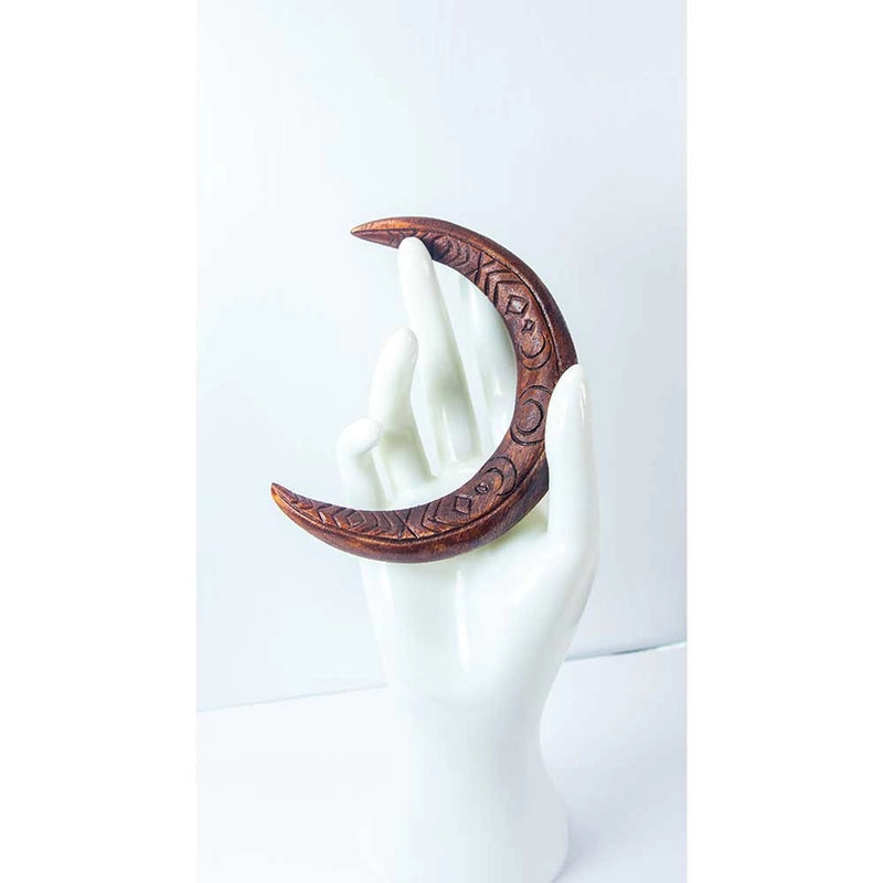 Wood Hand Carved Hair Fork FB1763 🧡