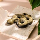 Gold Sheen Black Obsidian Snake Serpent Totem / Spirit Animal 🐍 CI593